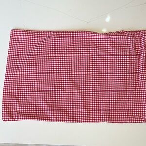 Pottery Barn Kids Crib Pillowcase Red and White Gingham